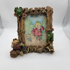 Boyds Bears Wee Folkstone  Frogmorton & Tad...Fly‎ Fishing  Picture Frame